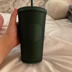Starbucks Dark Green Jelly Studded Tumbler 16oz Grande
